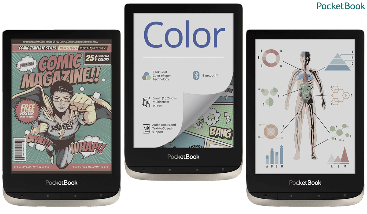PocketBook Color E-Reader