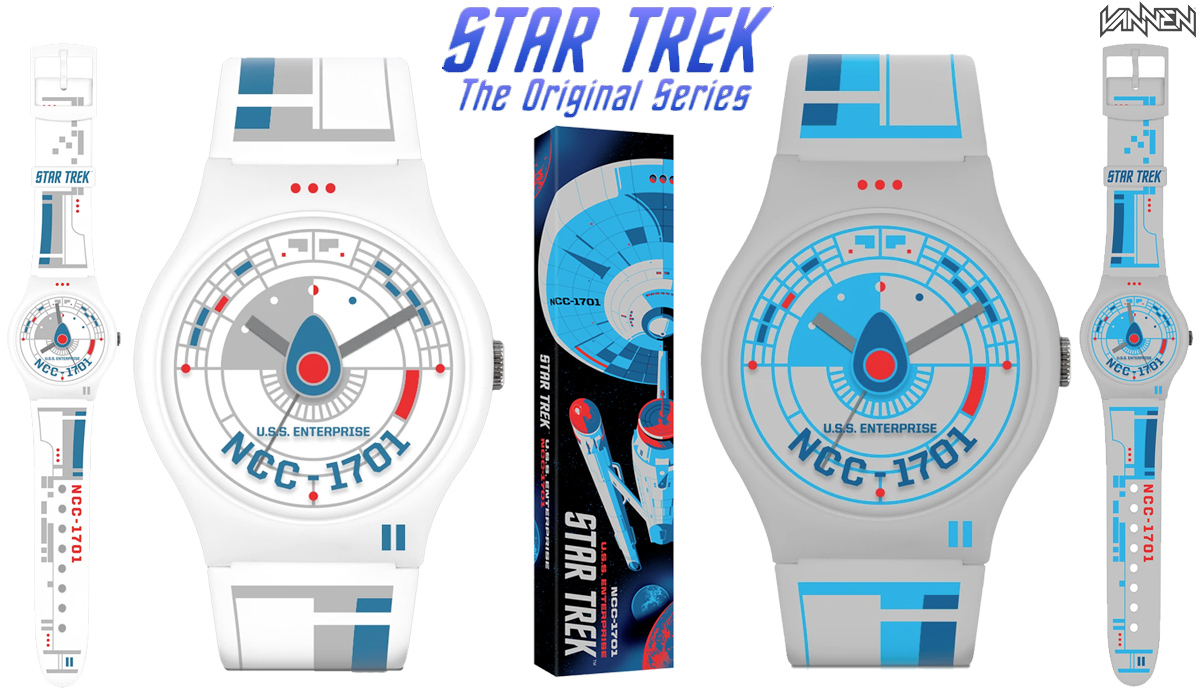 Relógios de Pulso Vannen Star Trek USS Enterprise