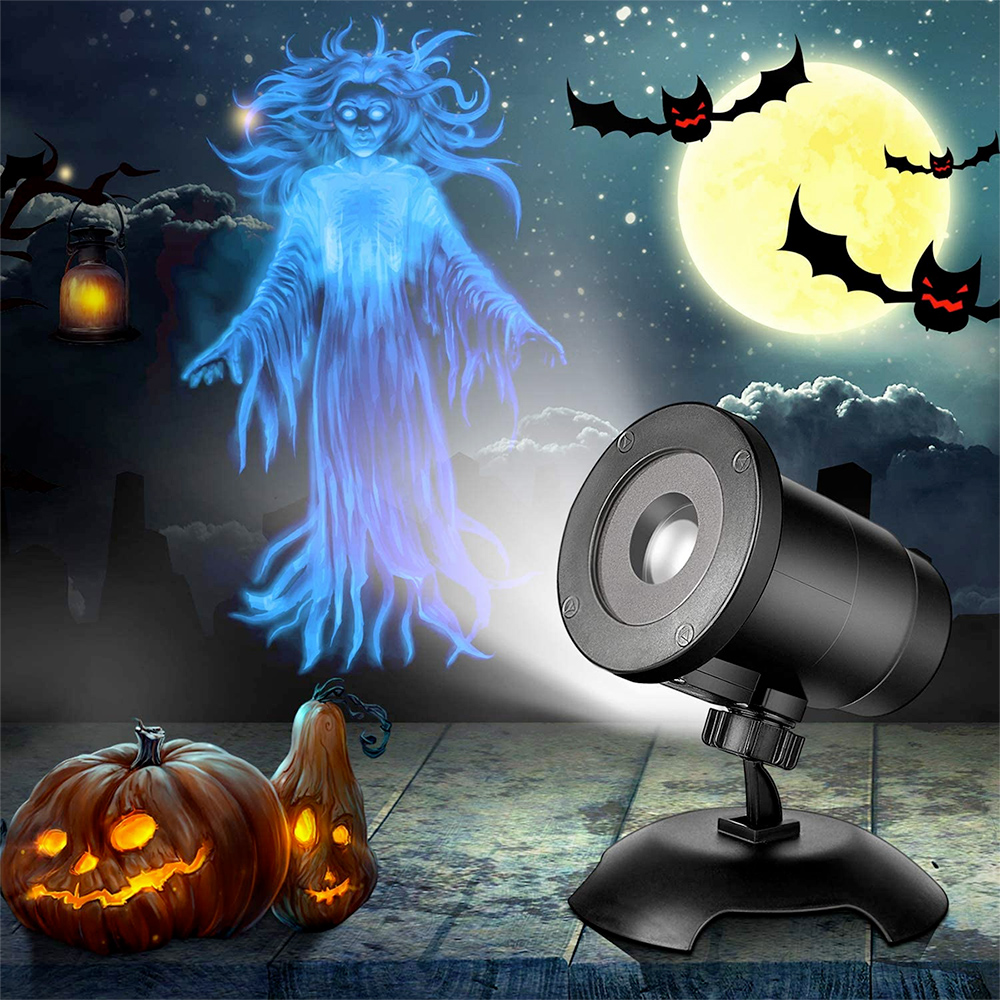 Projetor Halloween Fluttering Female Ghost LED Projector