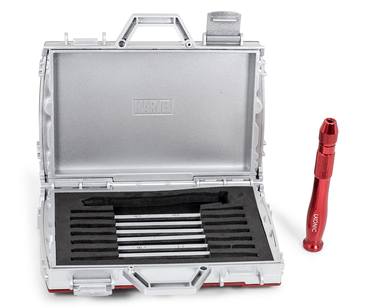 Caixa de Ferramentas Marvel Iron Man 2 Replica Briefcase Tool Kit