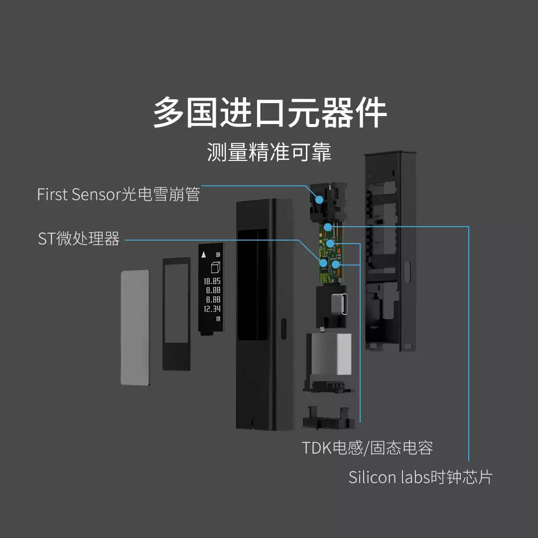 Trena a Laser Xiaomi Duke LS5 Rangefinder