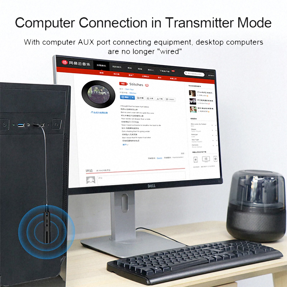 Hagibis Bluetooth 5.0 Transmitter and Receiver