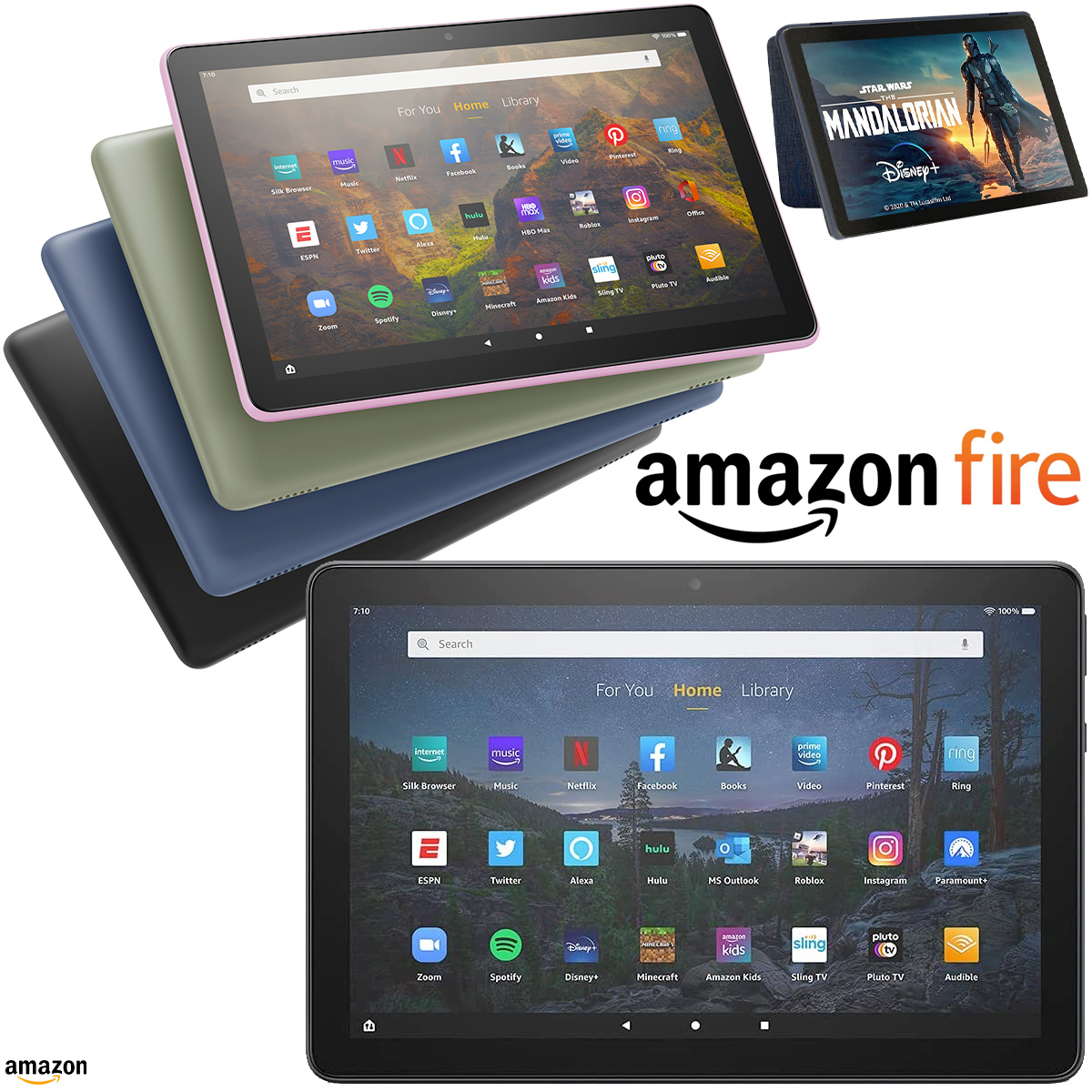 Tablets Fire HD 10 e 10 Plus Amazon
