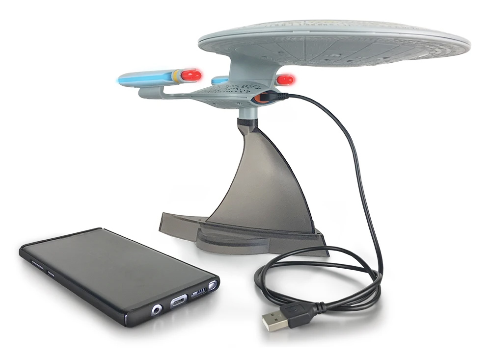 Caixa de Som Star Trek TNG USS Enterprise NCC-1701-D Bluetooth Speaker width=