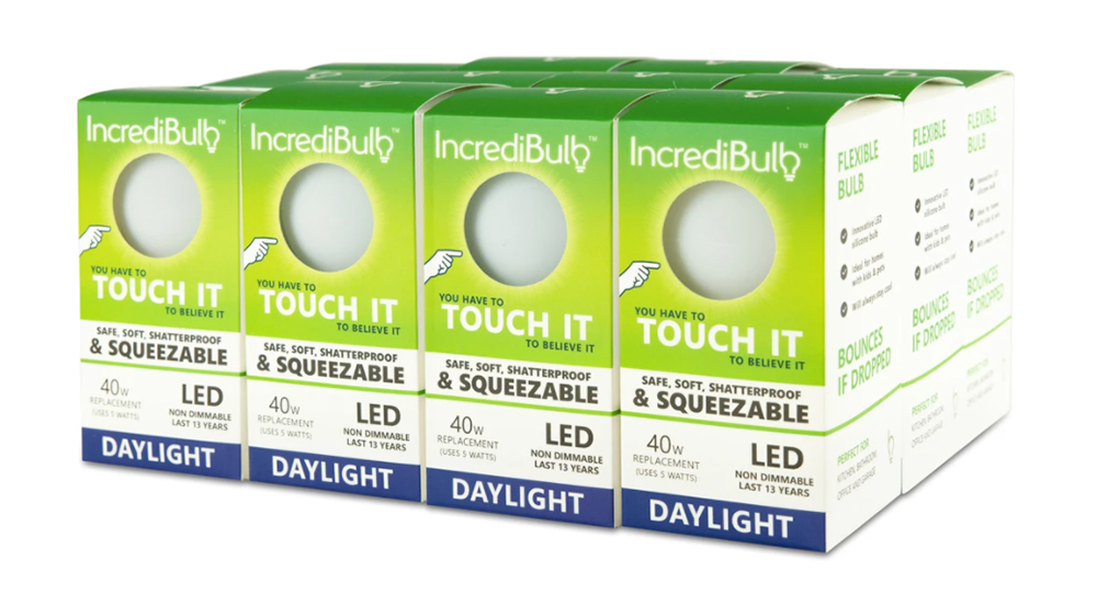 IncrediBulb, a Lâmpada LED Inquebrável, Flexível e Maleável