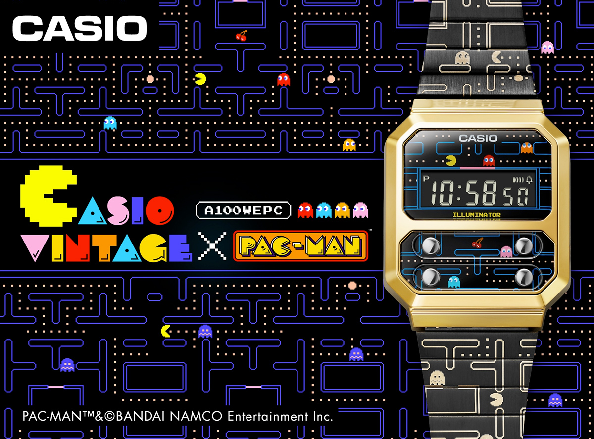 Casio Vintage Pac-Man Edition A100WEPC Watch