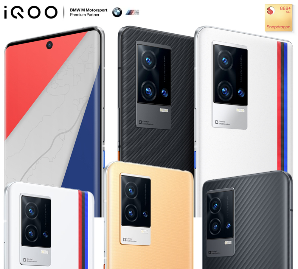 Smartphones iQOO 8 e iQOO 8 Pro