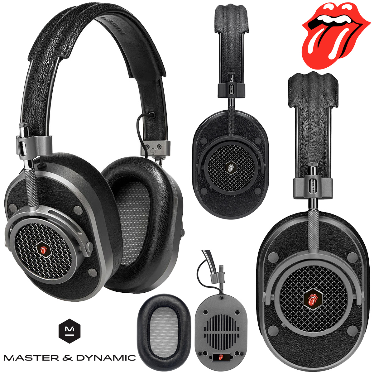 Fones de Ouvido Rolling Stones MH40 Master & Dynamic Headphones