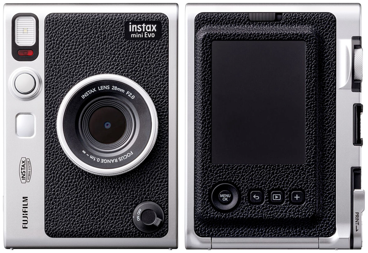 Câmera Instantânea Instax Mini Evo da Fujifilm com Fotos Digitais ou Impressas