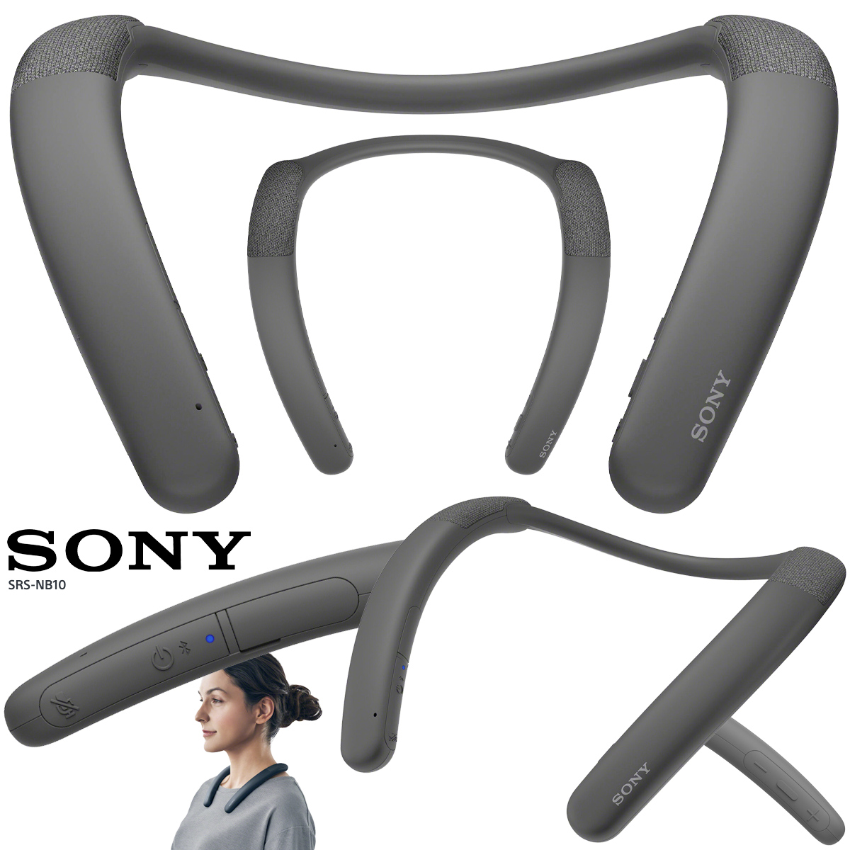 Caixa de Som Neckband Sony SRS-NB10