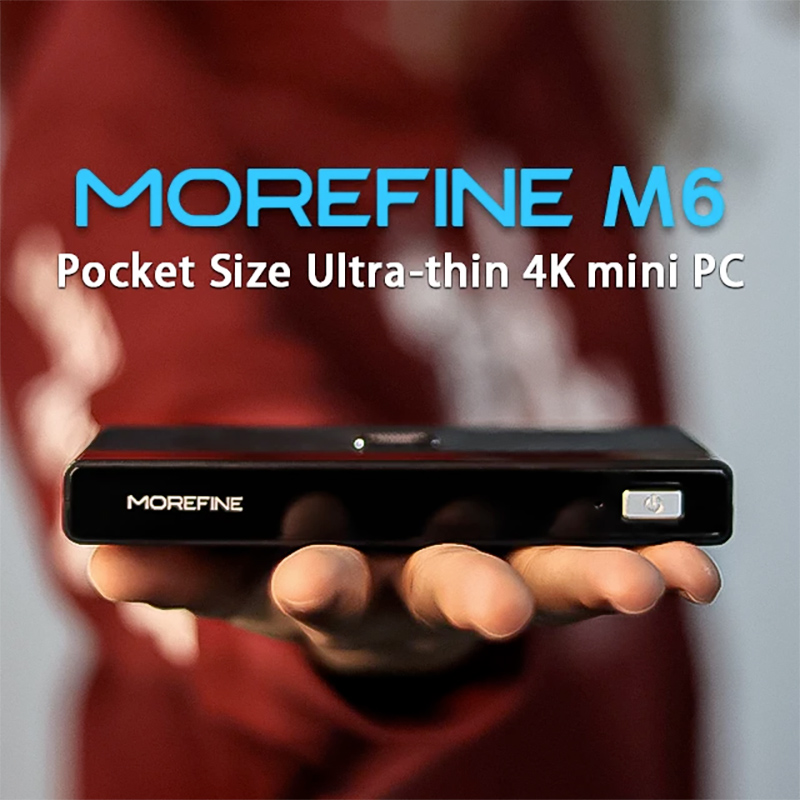 Morefine M6 Ultra-thin Pocket Size 4K Mini PC