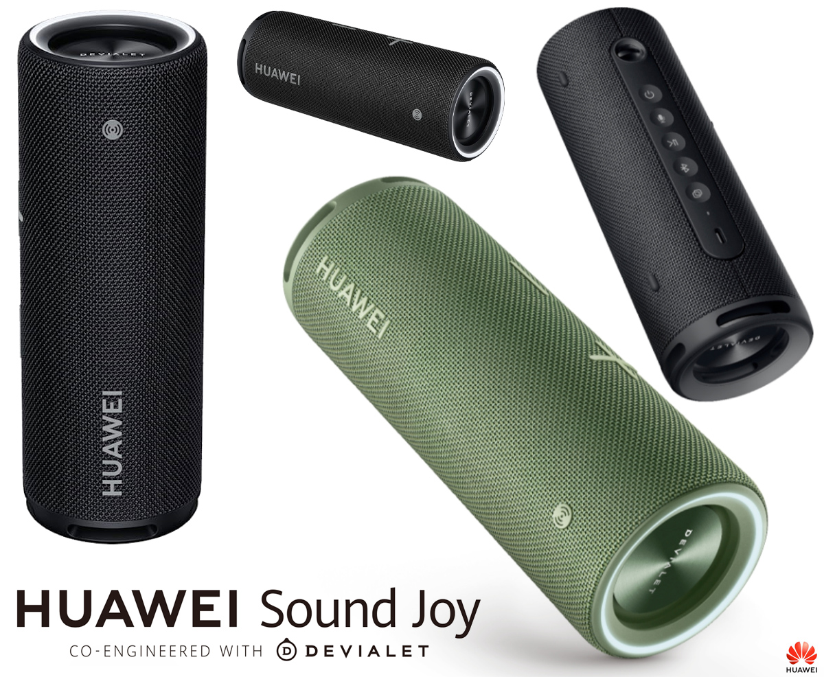 Caixa de Som Huawei Sound Joy com tecnologia da Devialet