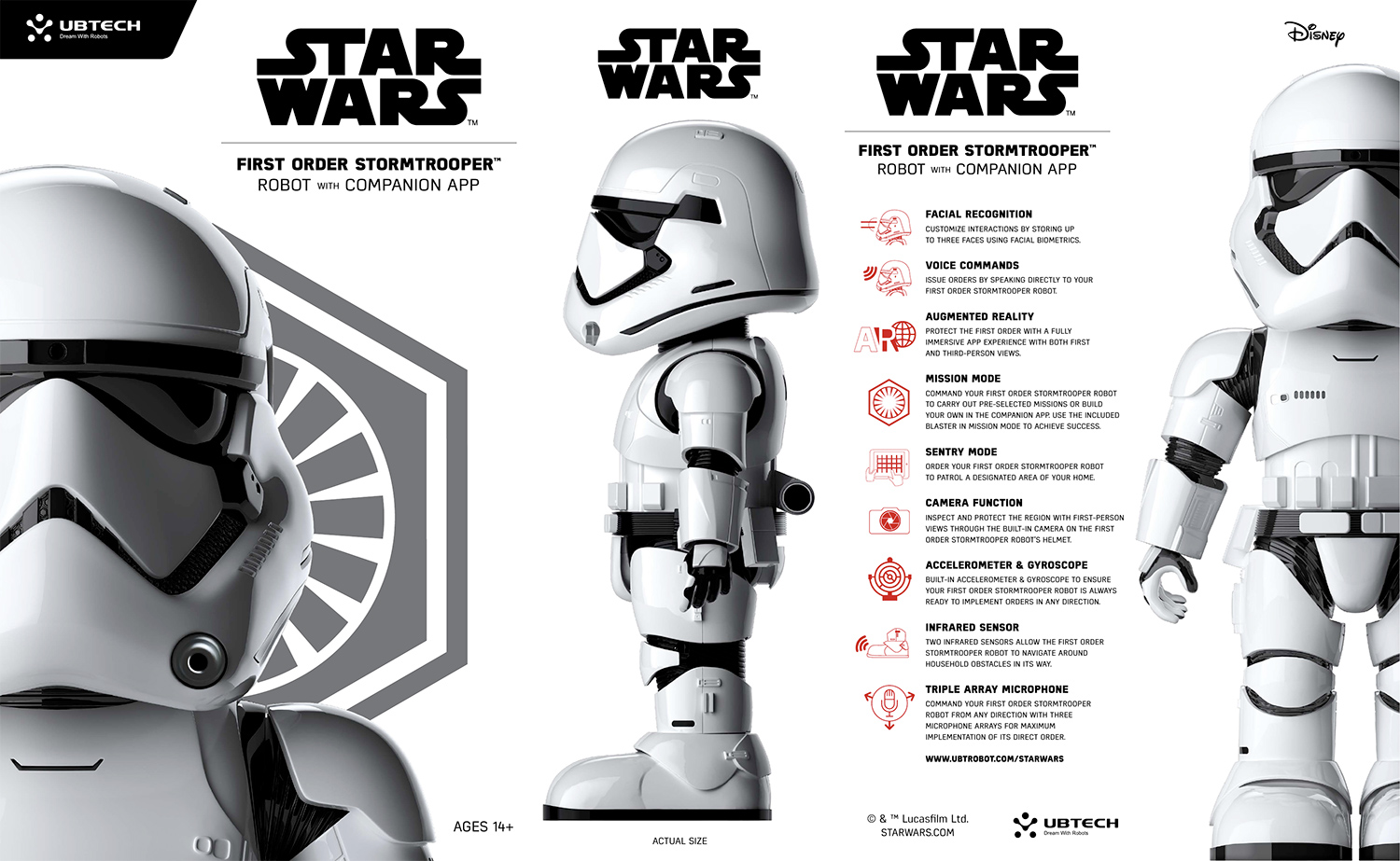 Robô Star Wars First Order Stormtrooper