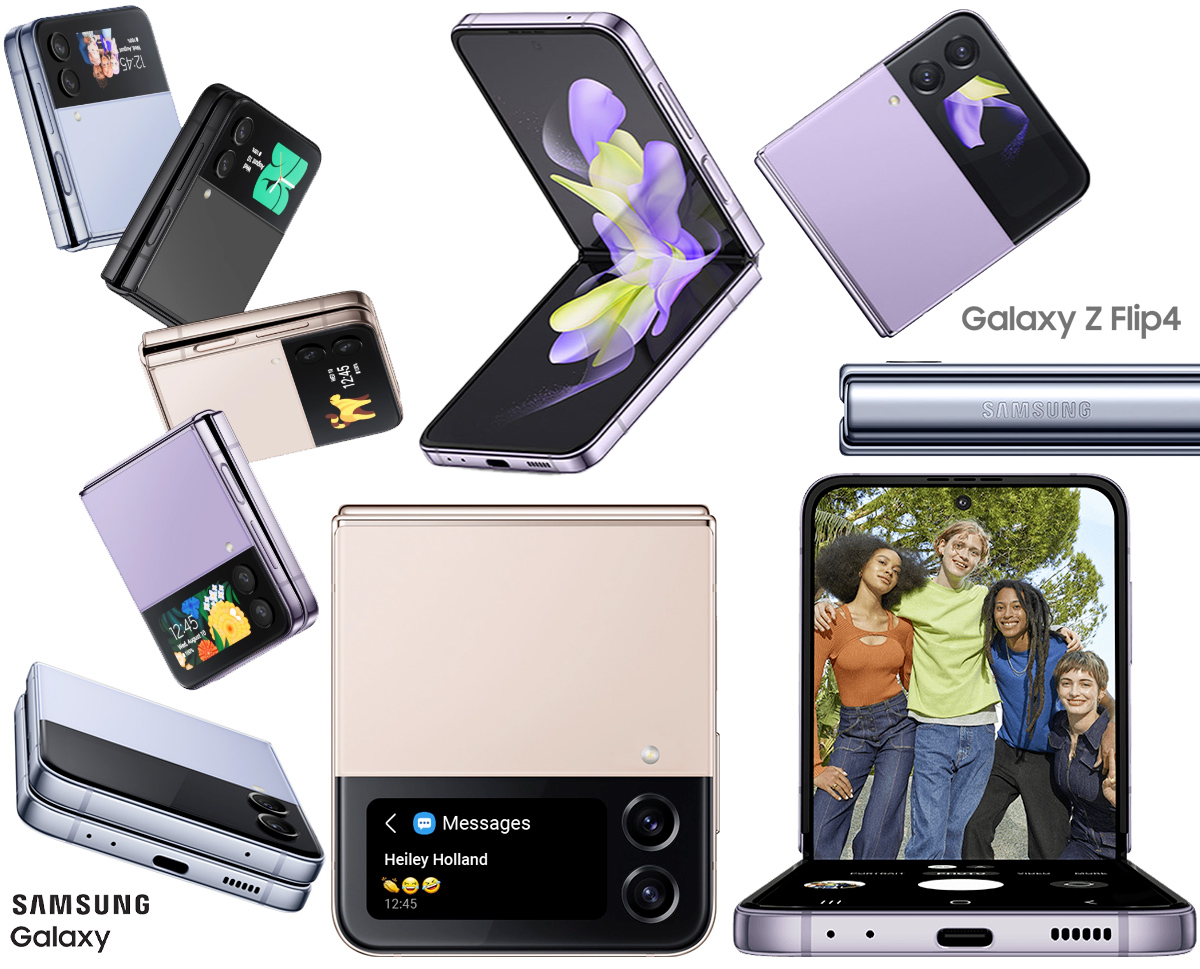 Galaxy Z Flip4, o novo smartphone com tela dobrável da Samsung