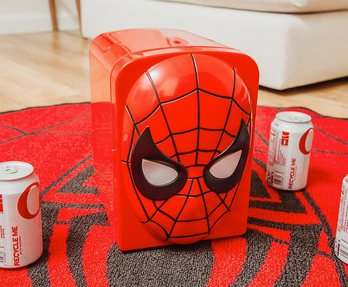 Spider-Man Mini-Fridge Marvel Thermoelectric Cooler