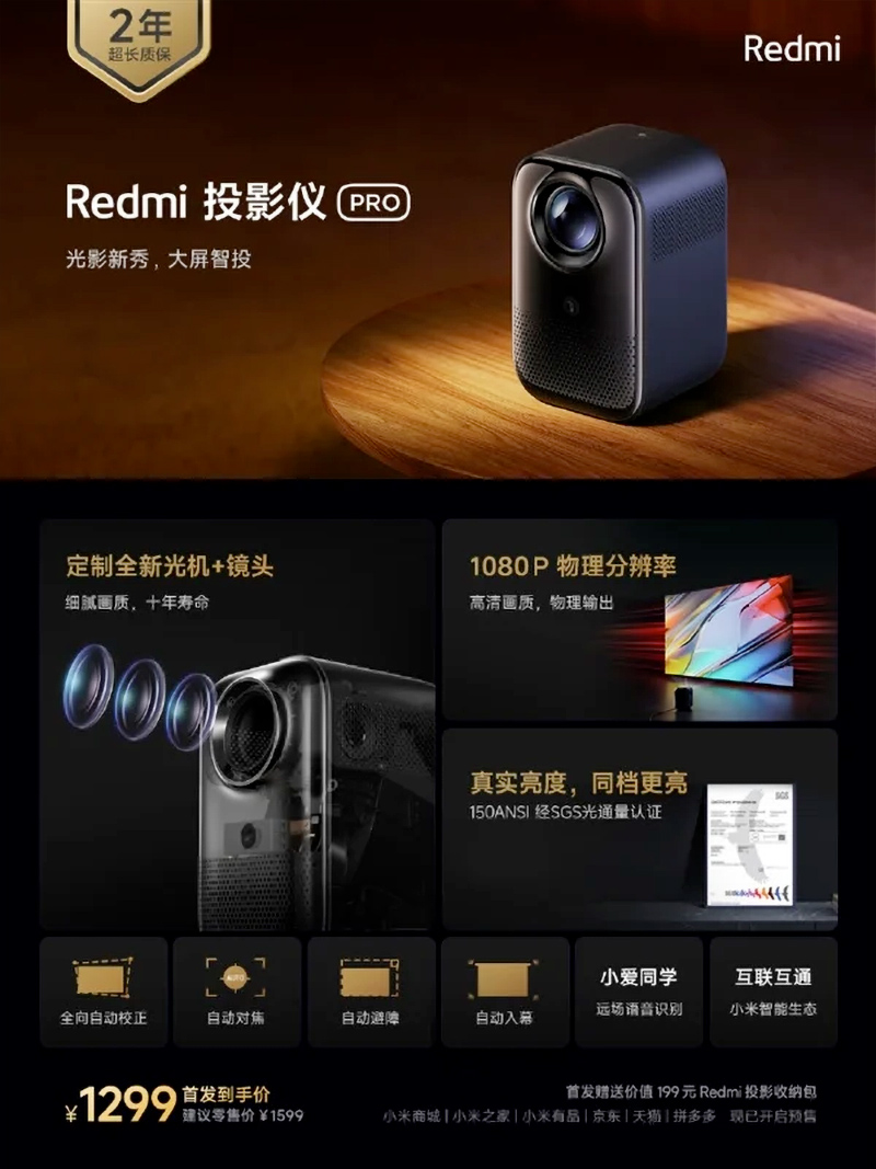 Redmi Projector e Redmi Projector Pro