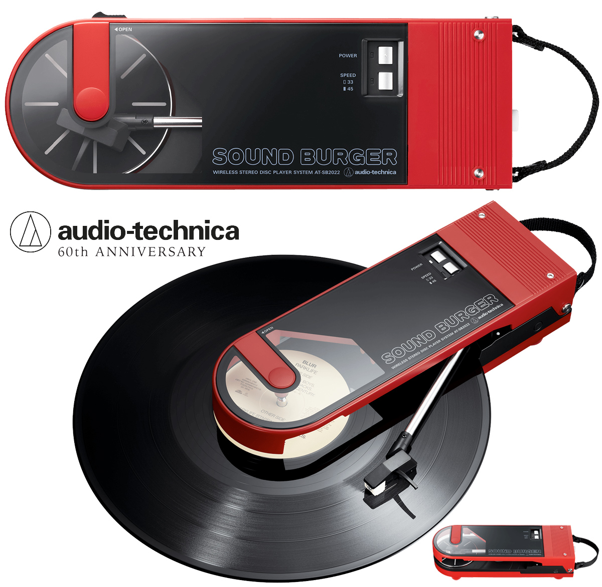 Toca-Discos Sound Burger 2022 da Audio Technica