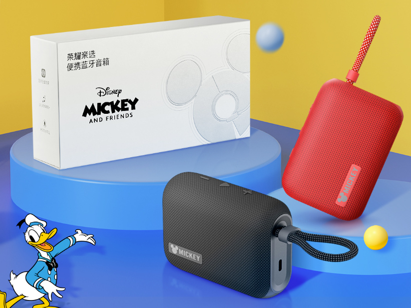 Honor Disney Bluetooth Speaker - Caixa de som portátil do Mickey Mouse