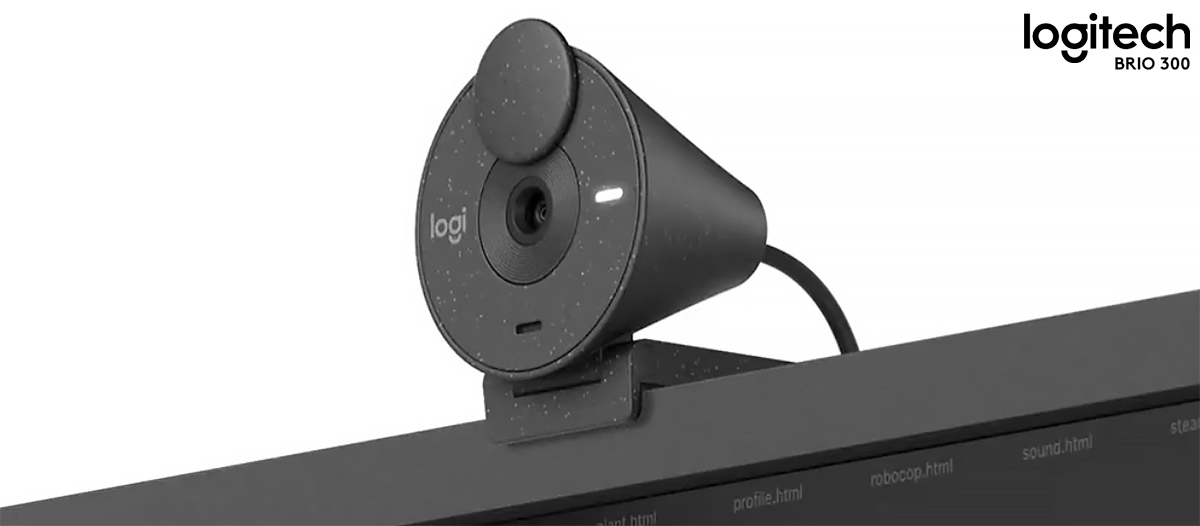 Câmera Logitech Brio 300 Webcam