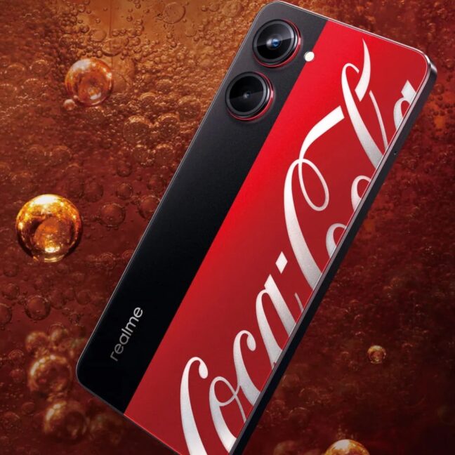 Vem aí o celular da Coca-Cola e Realme 