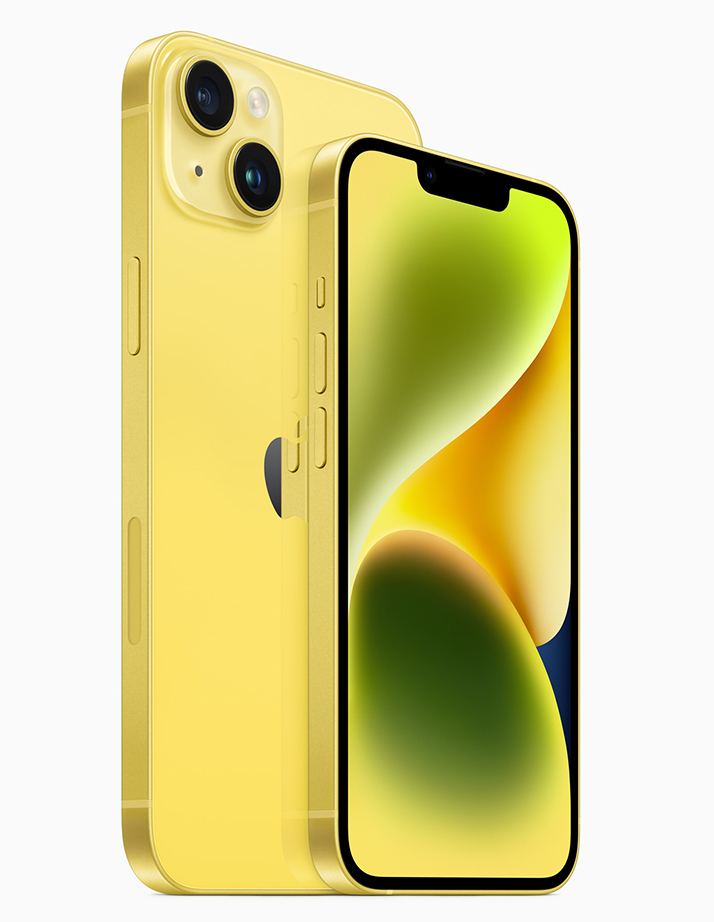 iPhone 14 e iPhone 14 ganham nova cor amarela 