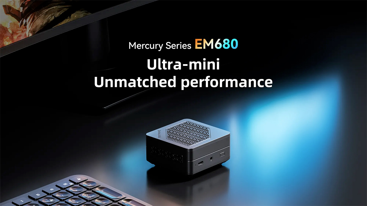 Computador Minisforum EM680 Mercury Series Ultra-Mini-PC