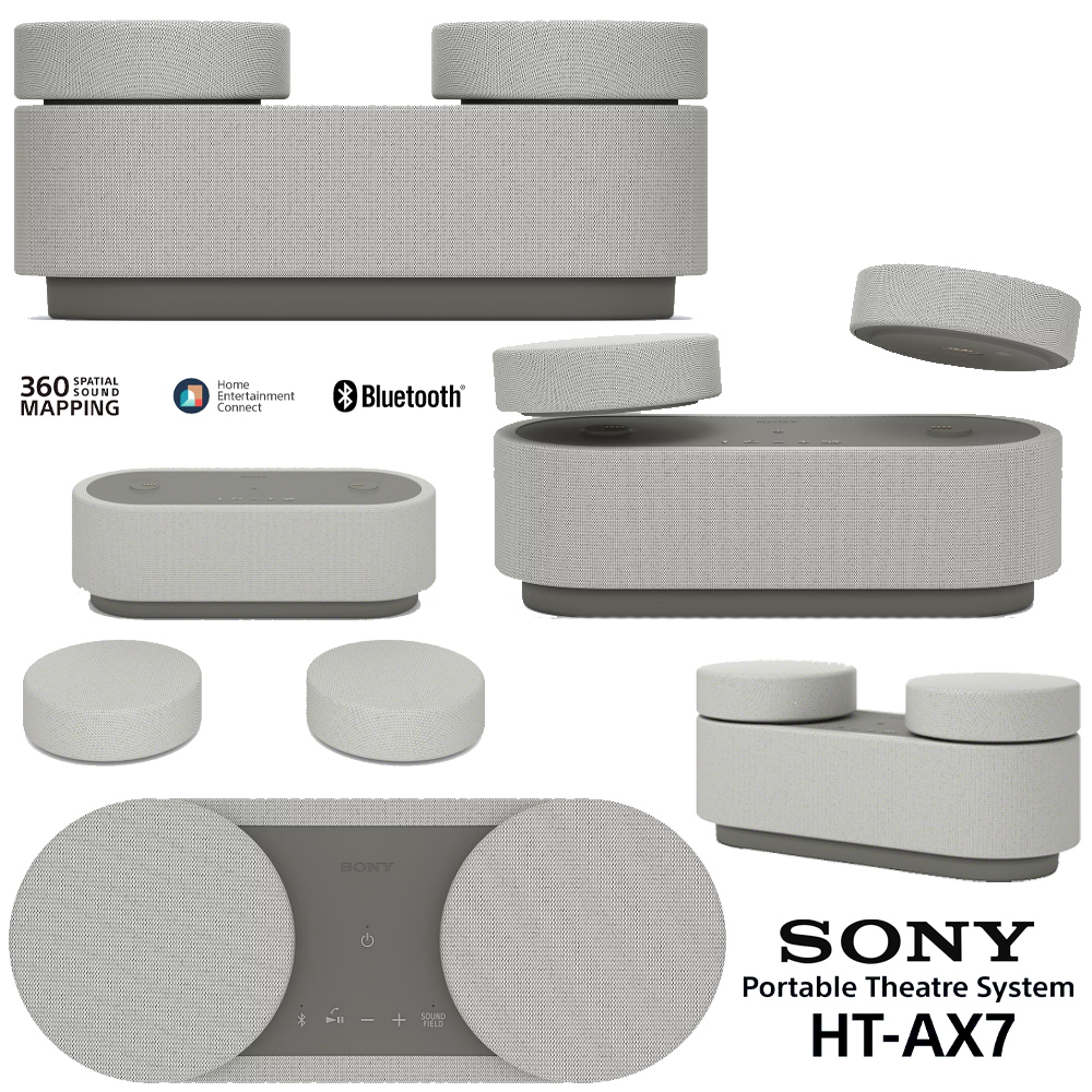 Sony HT-AX7 Portable Theatre System with 360 Spatial Sound Mapping