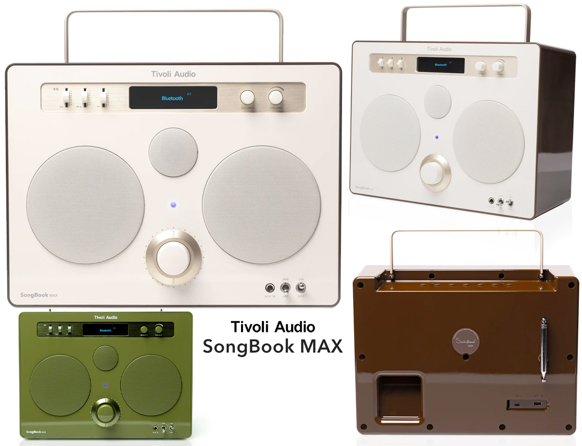 Tivoli SongBook e SongBook Max Premium Bluetooth Sound System