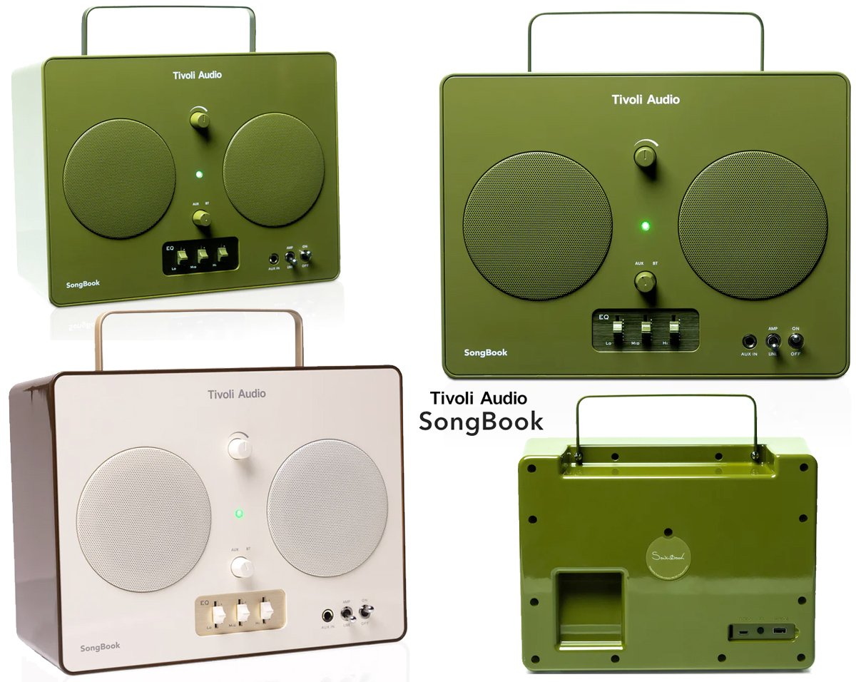 Tivoli SongBook e SongBook Max Premium Bluetooth Sound System