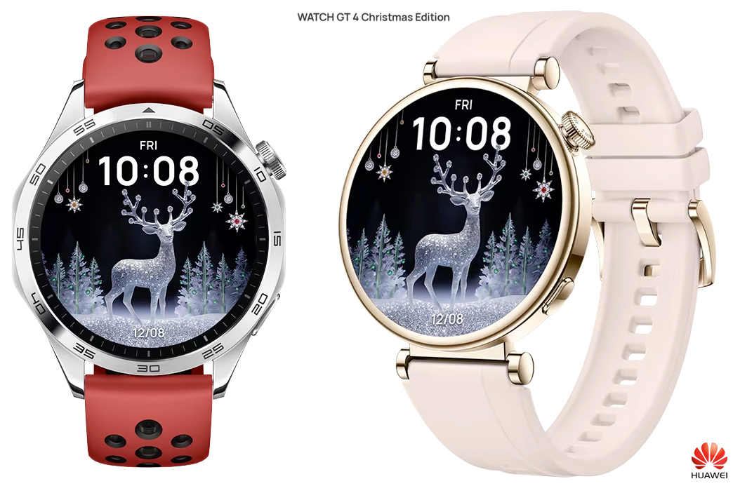 Relógios Huawei Watch GT 4 Christmas Edition para o Nata