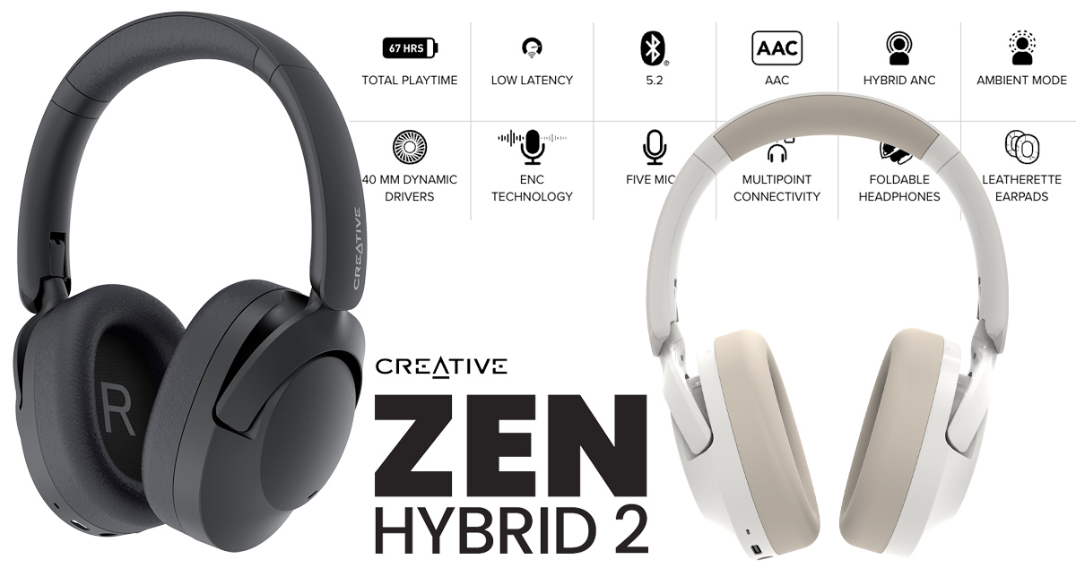 Creative ZEN Hybrid 2 Over Ear Headphones