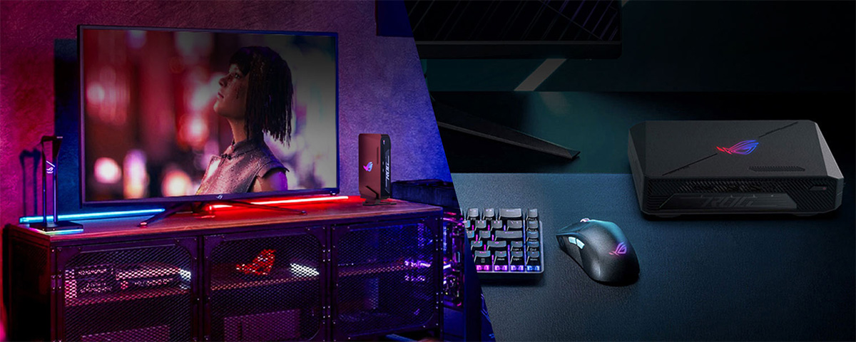 Mini-PC Asus ROG Nuc com Intel Core Ultra para jogar videogames