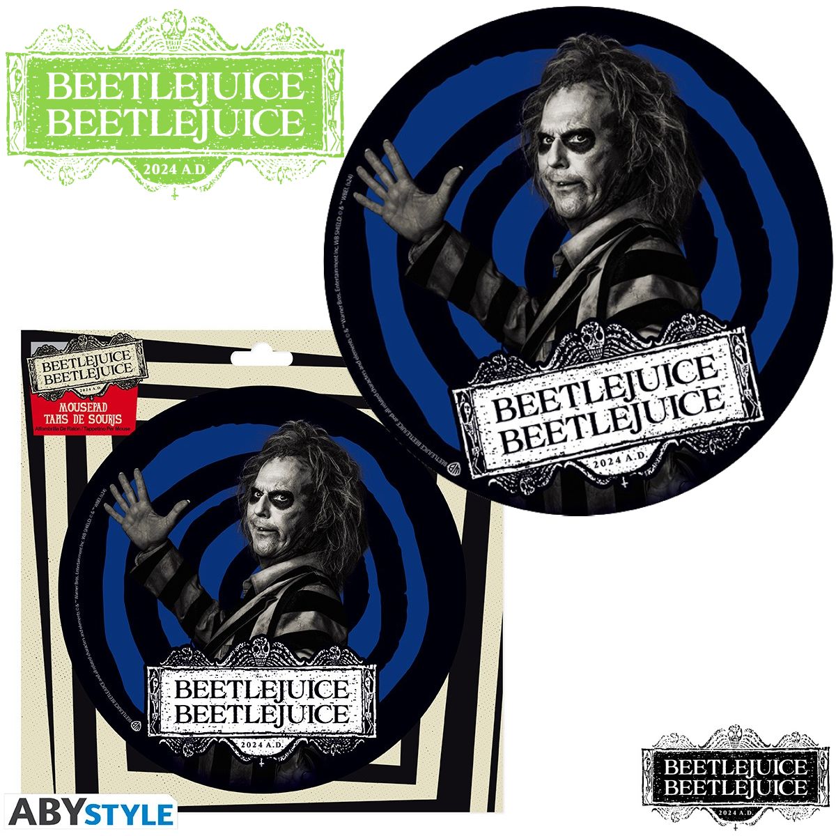 Mousepad Os Fantasmas Ainda se Divertem: Beetlejuice Beetlejuice