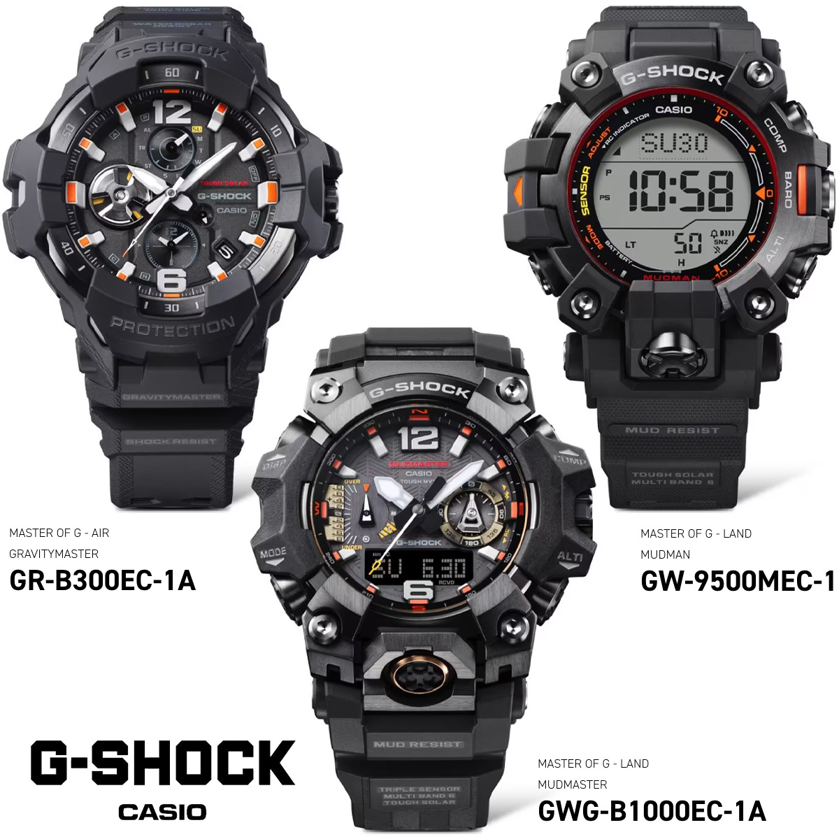 Relógios Casio G-Shock Master of G-Land