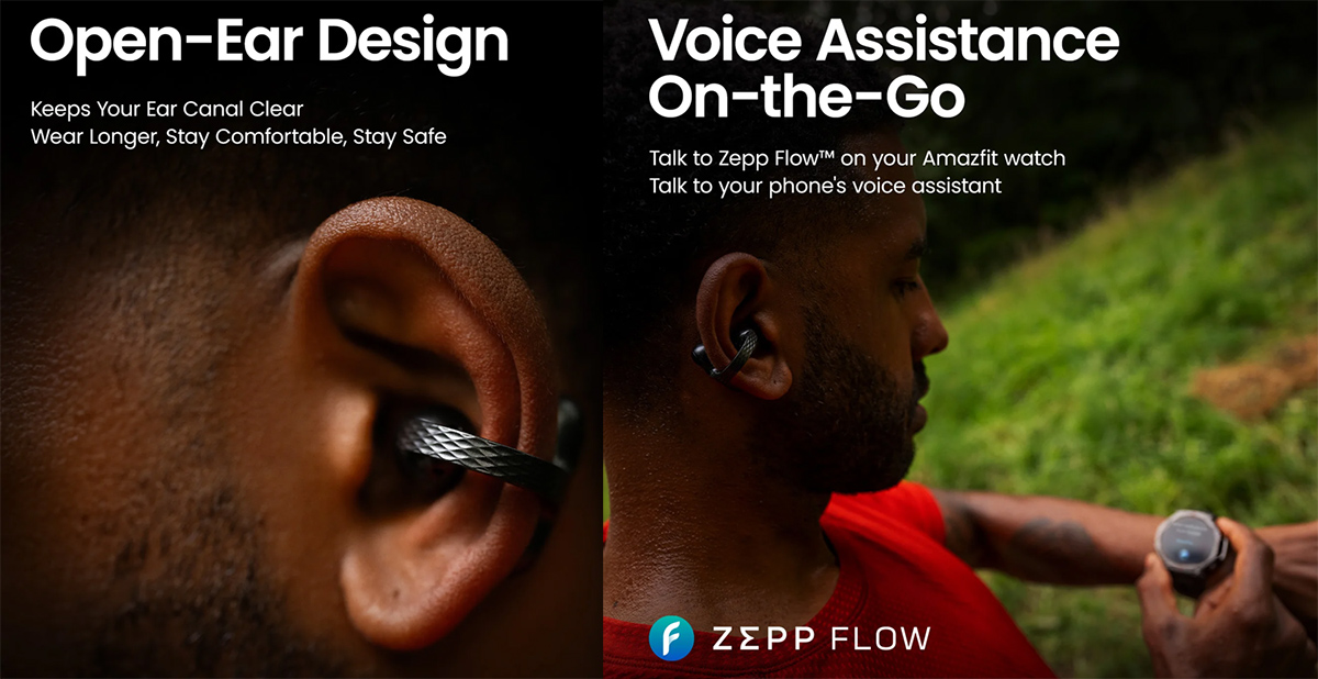 Fones Amazfit Up Open-Ear Earbuds