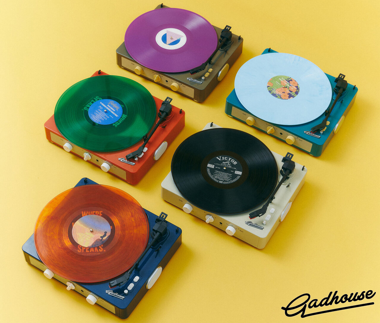 Toca-Discos Gadhouse Brad Retro MKII Turntable