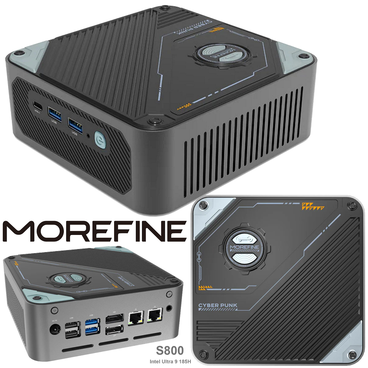 Computador Morefine S800 Mini-PC com Intel Core Ultra 9