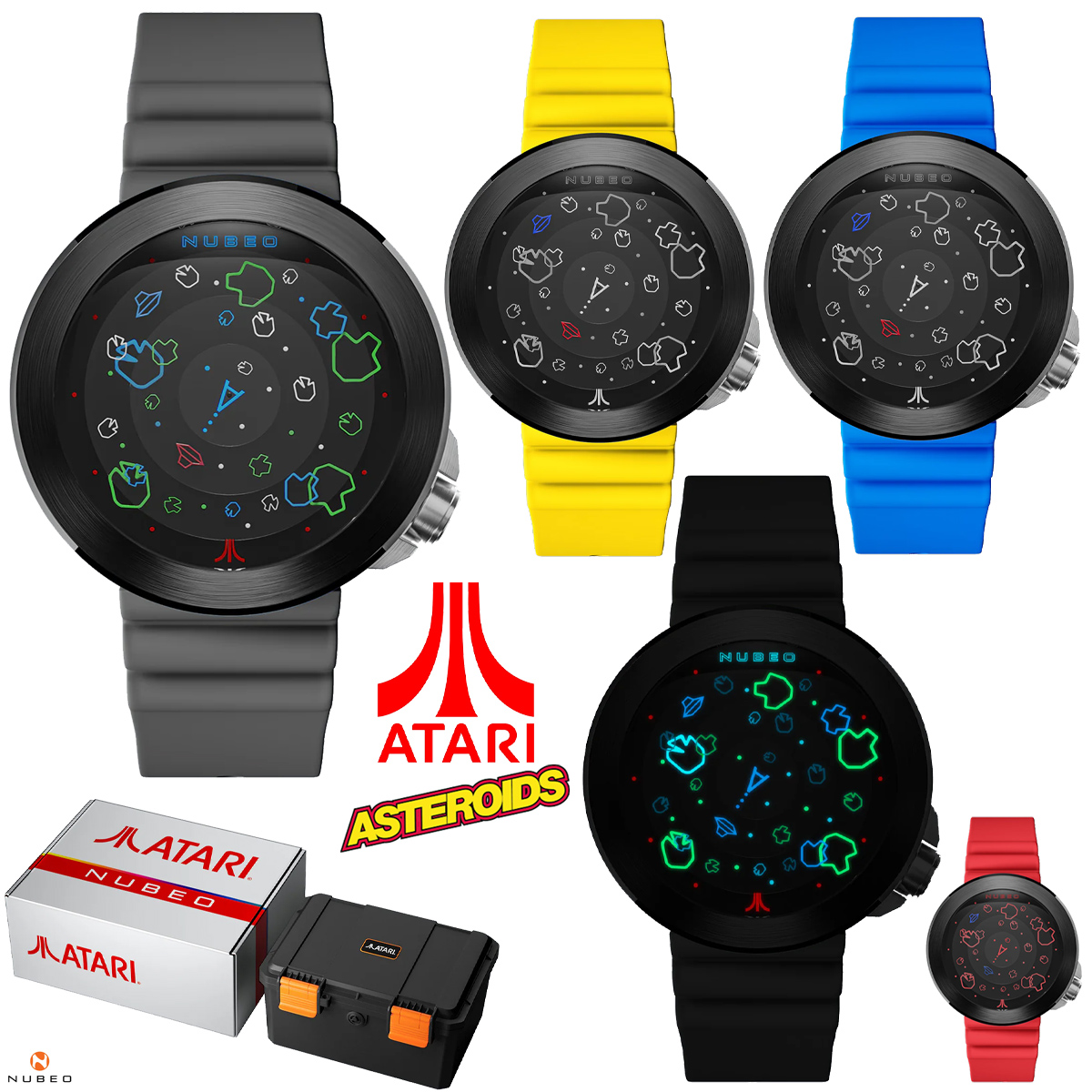 Relógio Atari Asteroids Arcade Watch