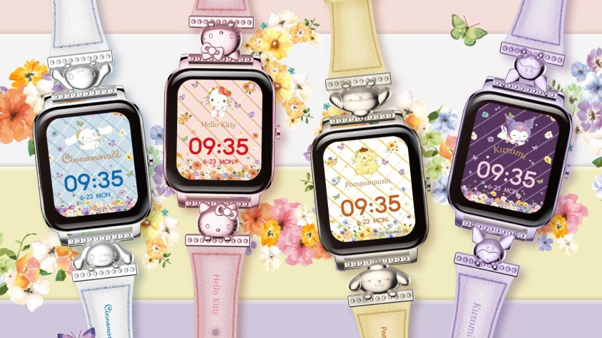 Smartwatch da Hello Kitty: Greenhouse lança relógios de personagens da Sanrio