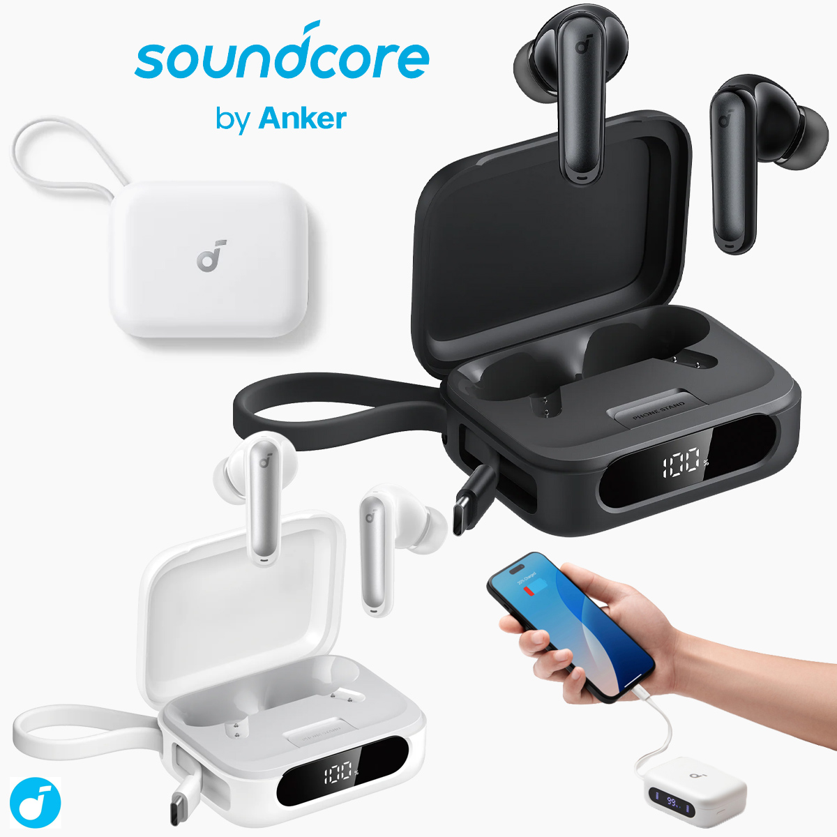 Fones Anker Soundcore P41i Earbuds