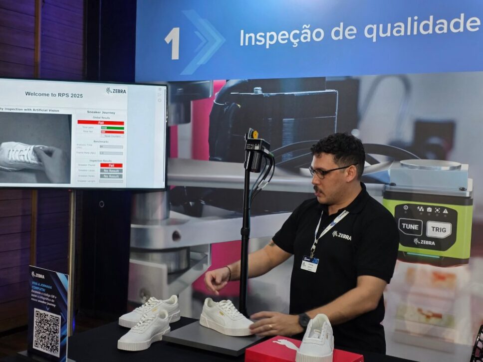 Primeira etapa da Sneaker Journey da Zebra Technologies
