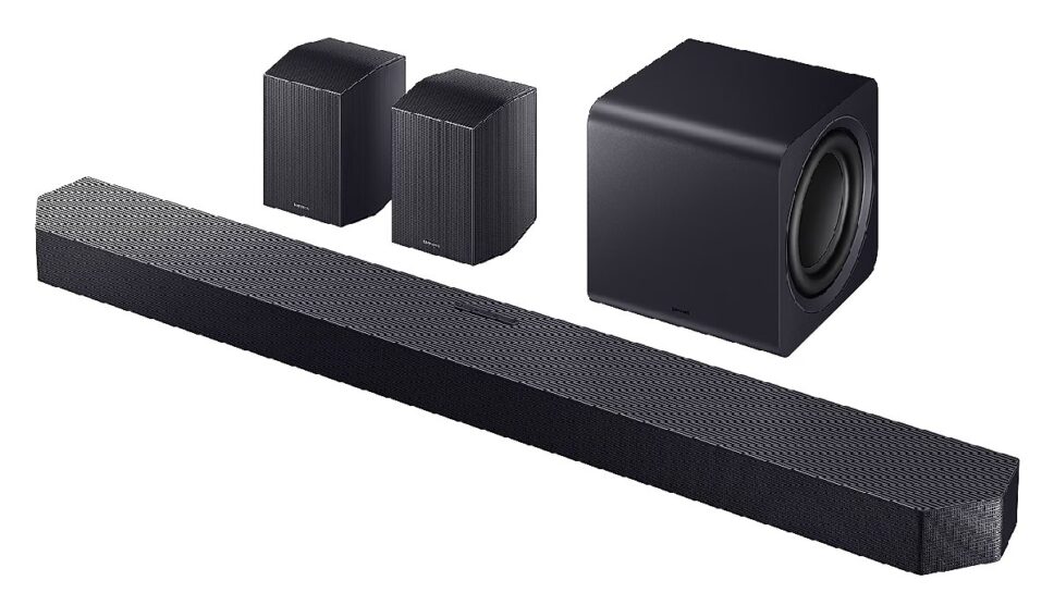 Soundbar Q990F, topo de linha da Samsung