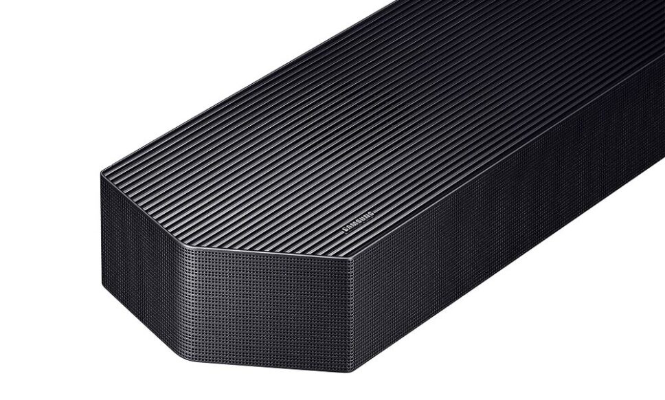 Soundbar Q990F, topo de linha da Samsung