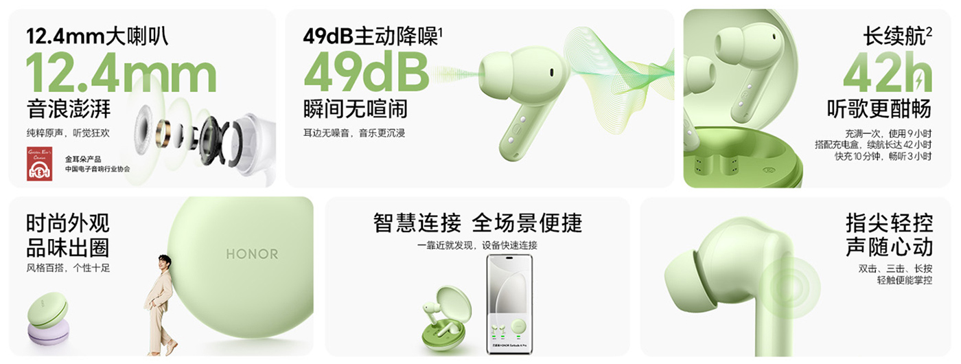 Fones Honor Earbuds A Pro