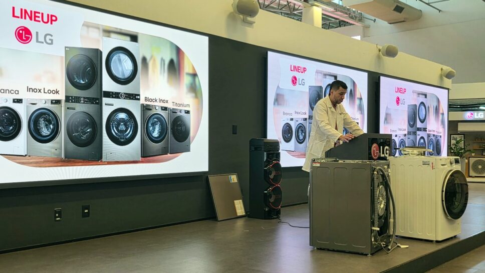 Linha de lava e seca LG