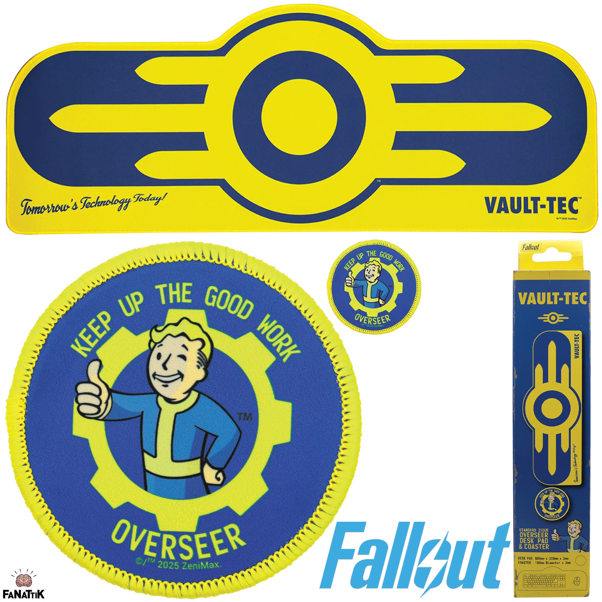 Mousepad Fallout Vault-Tec XL Desk Pad