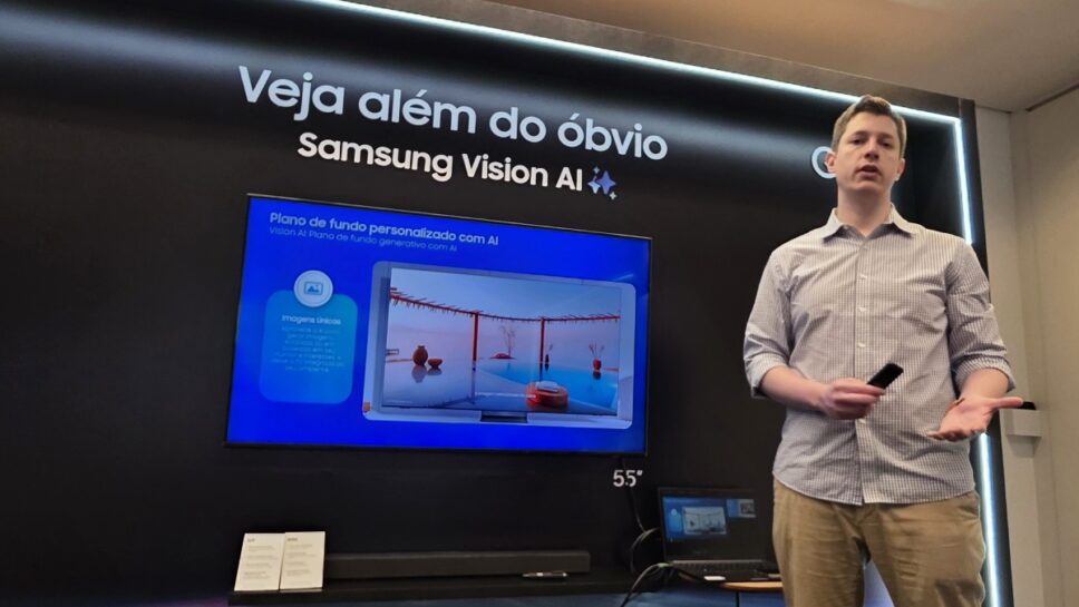 Alexandre Gleb da Samsung, que está há 10 anos na liderança de TVs QLED no Brasil 