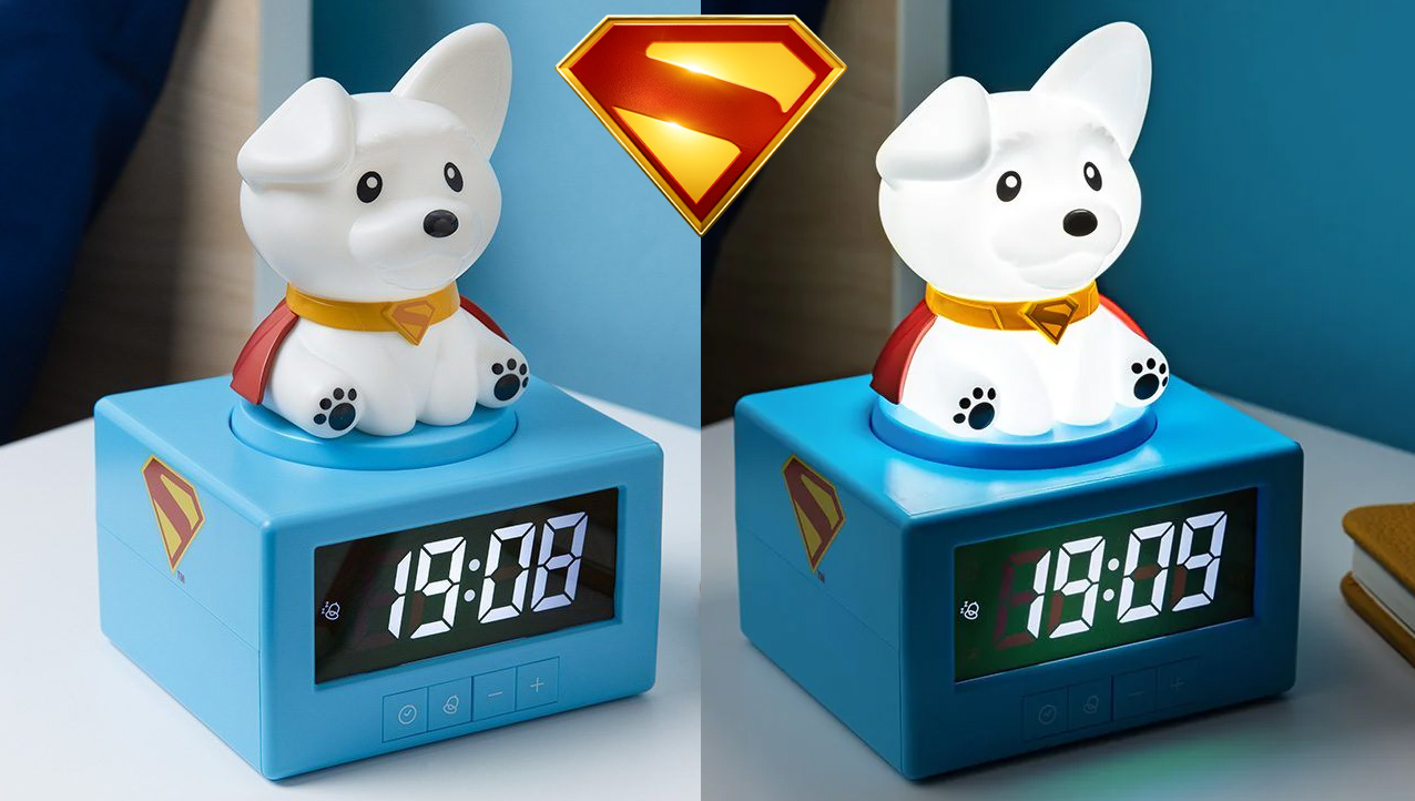 Despertador Supercão Krypto Icon do filme Superman (2025)