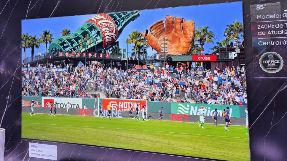 Neo QLED 8K 2025, a nova TV topo de linha da Samsung, destaque no festival Moveer