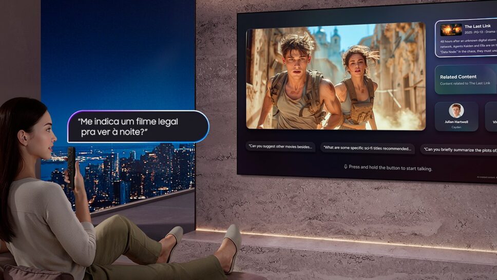 Bixby ganha recursos de IA generativa nas Smart TVs da Samsung  